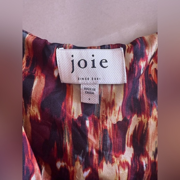 Joie Women's Yellow Silk Malta Halter Blouse Top Size L $198 Lightweight Gold - Picture 12 of 15